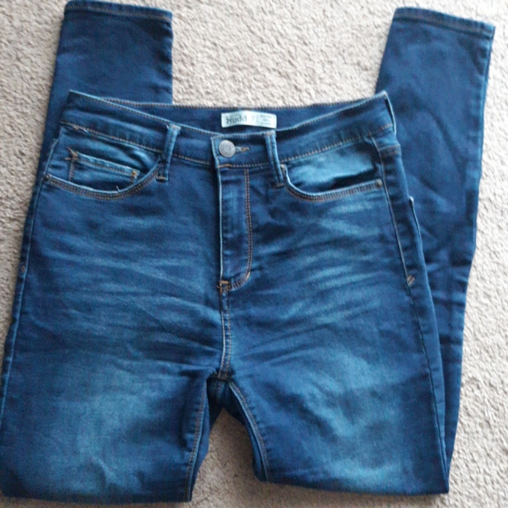 High Rise medium wash jegging by MUDD